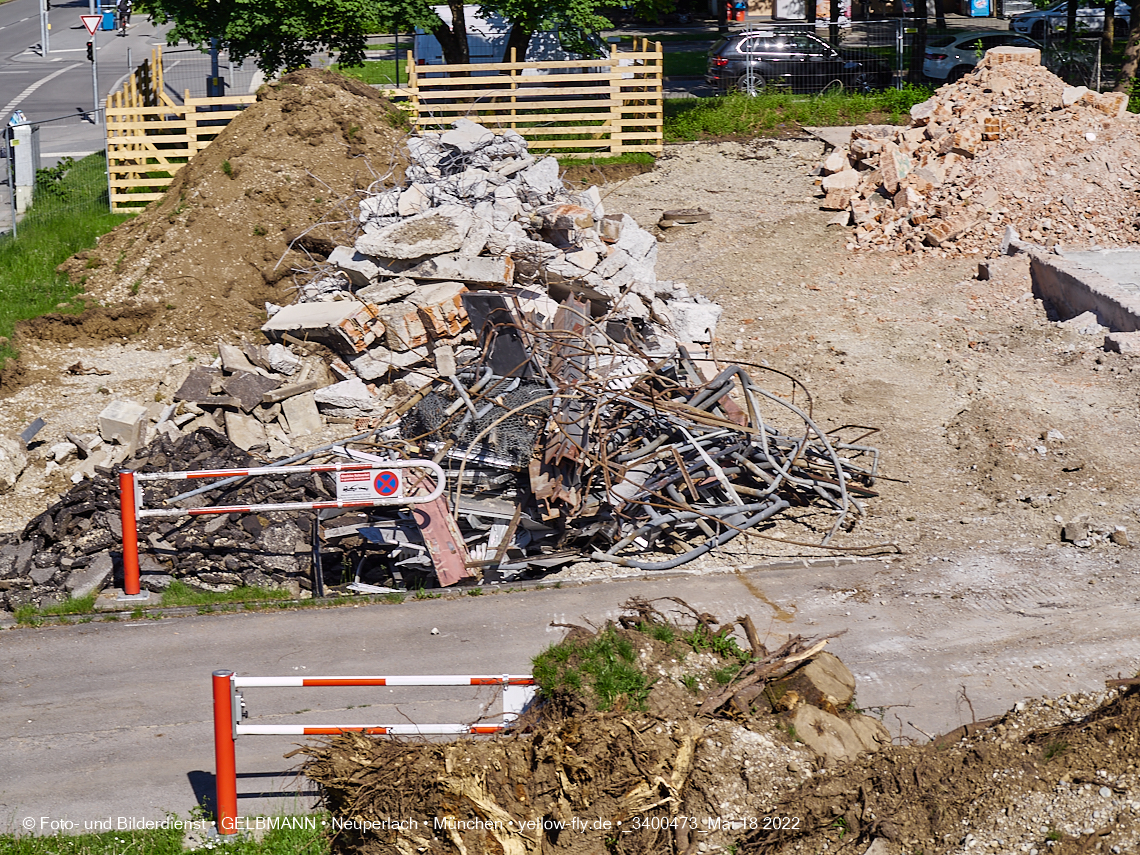 18.05.2022 - Baustelle am Haus für Kinder in Neuperlach